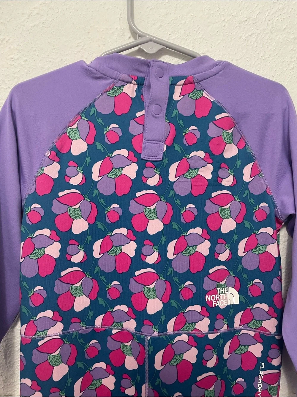 The North Face Amphibius Sun Rash Guard  Swimsuit Baby Girls 18-24 Months New